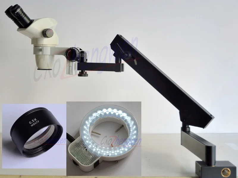 FYSCOPE 3.35X 45X стерео бинокулярный микроскоп с зумом + Артикуляционная подставка
