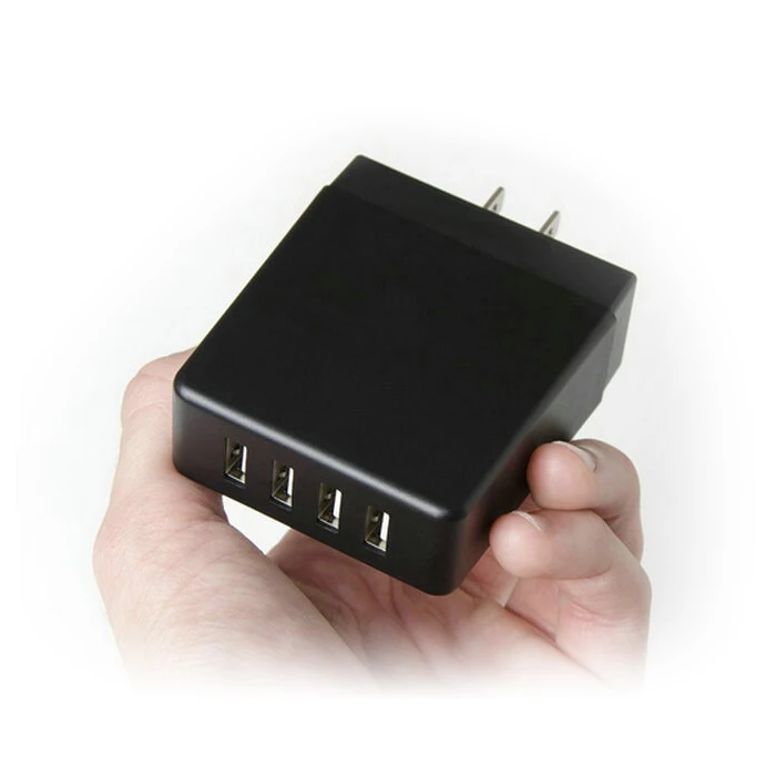 Сетевое зарядное устройство с 4 USB-портами и вилкой Стандарта