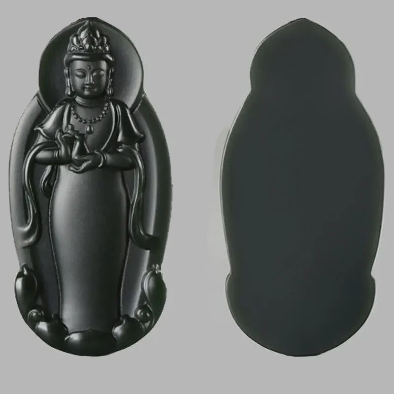 Новинка кулон из нефрита Гуаньинь антикварная ручная работа Нефритовый камень