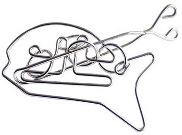 

Fish Shape Metal Wire Puzzle Medium Difficulty Level
