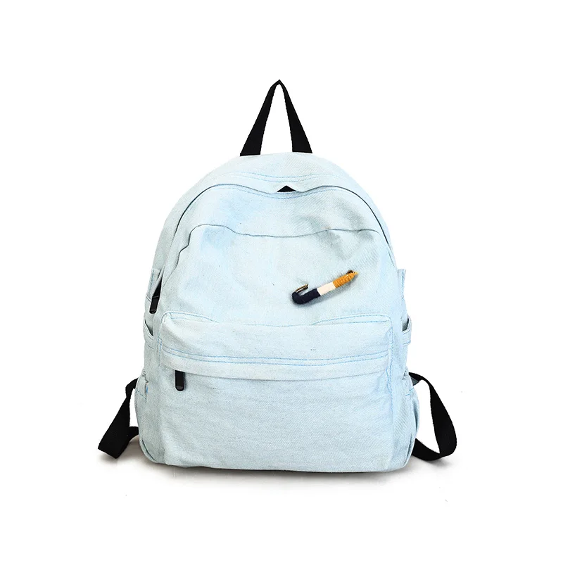 Mochilas 2018 женская сумка винтажный Джинсовый Рюкзак школьные сумки для девочек