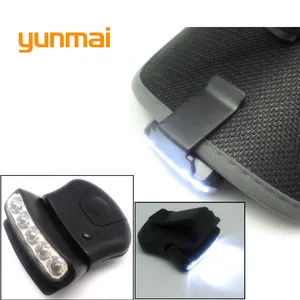 Водонепроницаемый 5 светодиодных ламп, головной светильник, велосипедный налобный фонарь шапка с фонариком светильник, головной убор, светильник внутри батареи CR2032