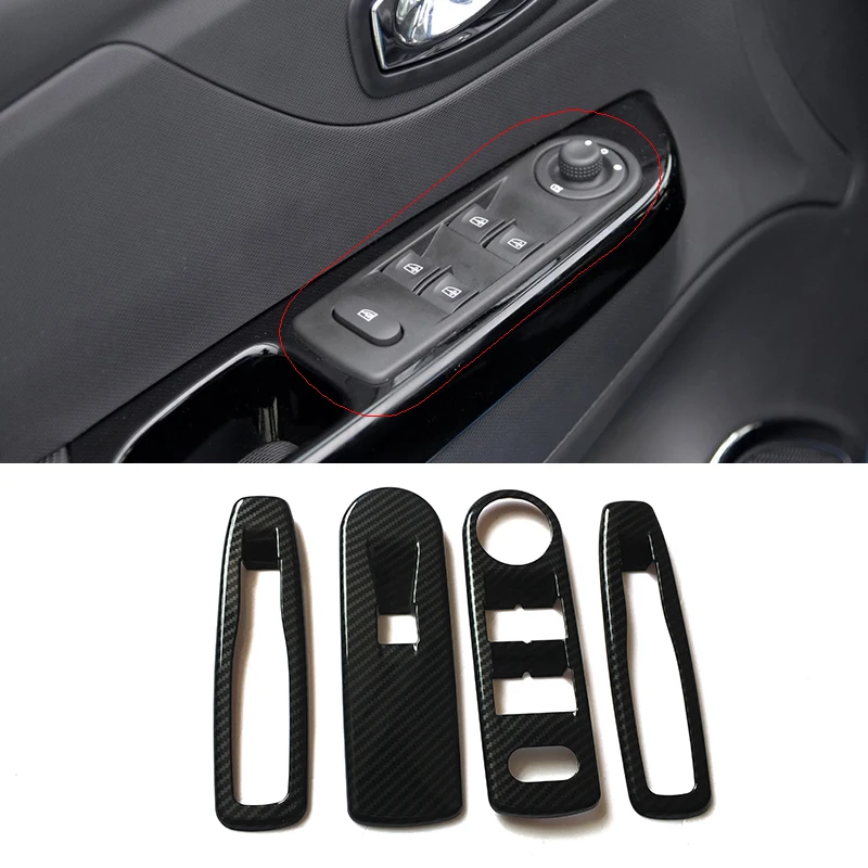 14 шт. для Renault Captur 2013- ABS ручка Чаша вентиляционное отверстие кондиционер подлокотник Лифт стекло переключатель чтение сиденье рулевое колесо