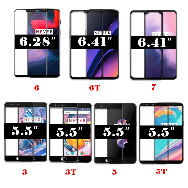 Для Oneplus 6 защитная пленка для экрана из закаленного стекла One Plus T 7 5 3 3T Tremp 9H HD