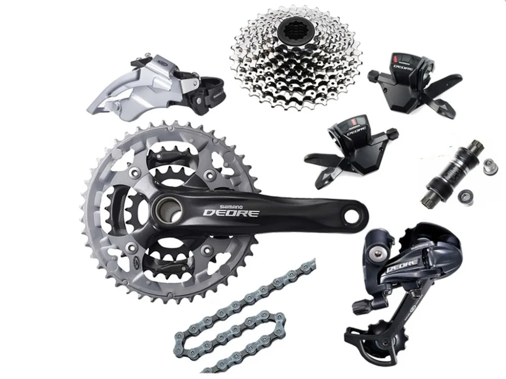 Shimano DEORE M590 система смещения с Alivio M430 диаметра окружности болтов (3X9 27 S указано