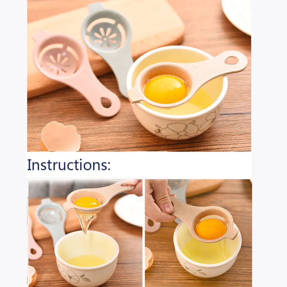 Мини Яичный желток Белый держатель сепаратора разделитель сито кухонный