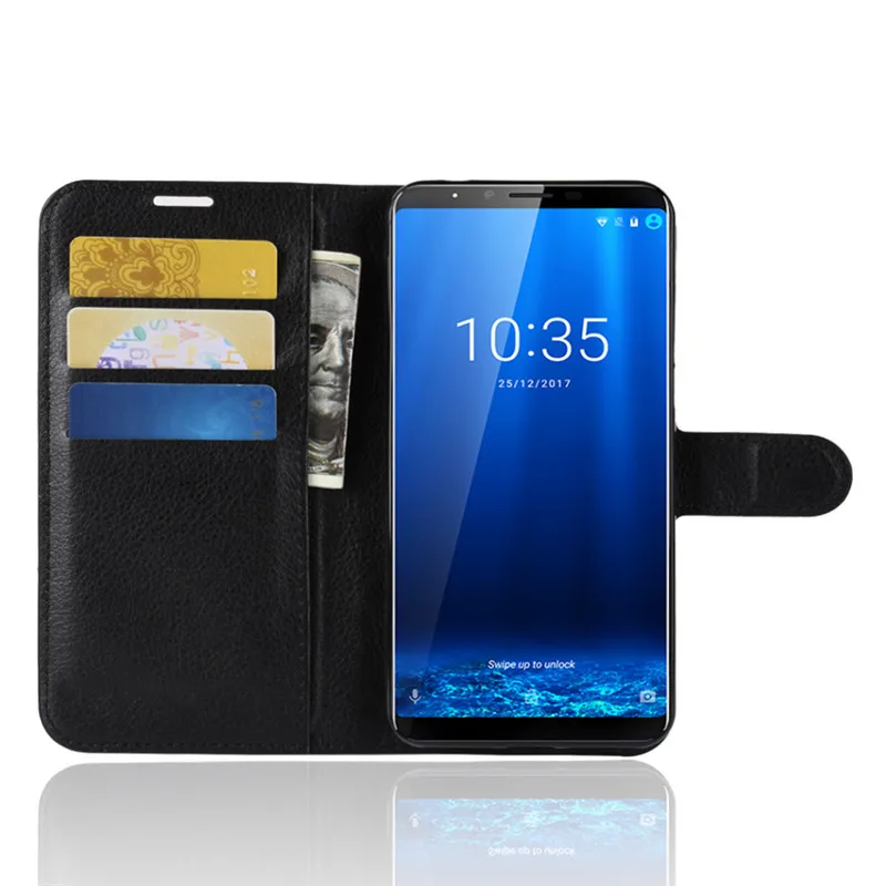 Для Cubot X18 плюс Чехол кожаный флип-чехол для телефона чехол Чехол-кошелек со