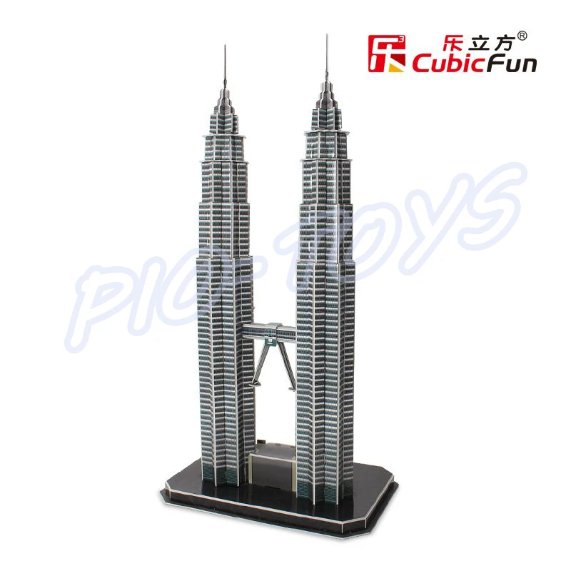 Обучающие 3D пазлы Petronas Towers строительные игрушки для взрослых инструменты