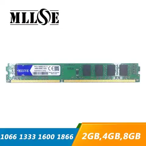 Оперативная память DDR3 4 ГБ 8 ГБ 2 ГБ 1066 1333 1600 1066 МГц 1333 МГц 1600 МГц, оперативная память DDR3 4 ГБ 8 ГБ, модуль памяти DIMM для настольного ПК 4G 8G