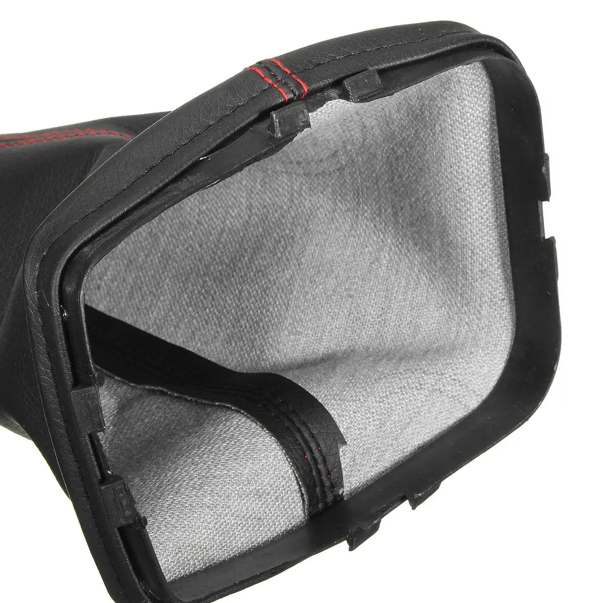 Черный Автомобильный рычаг переключения передач из искусственной кожи