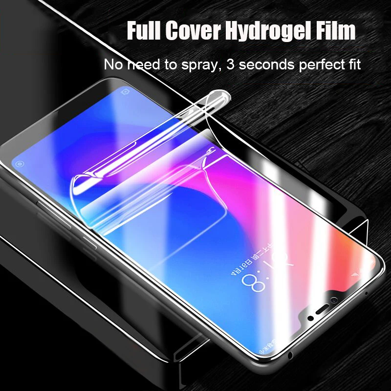 Изогнутая мягкая Гидрогелевая пленка для Xiaomi Mi 9 SE 9T Pro A3 Lite Защитная экрана FFor Redmi