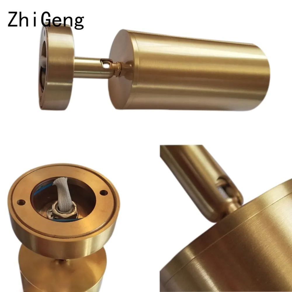 ZhiGeng GU10 золотые потолочные светильники с одной головкой для фона стены коридора