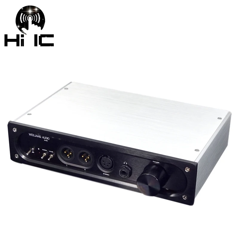 HiFi аудио полностью сбалансированный усилитель наушников гарнитура регулятор