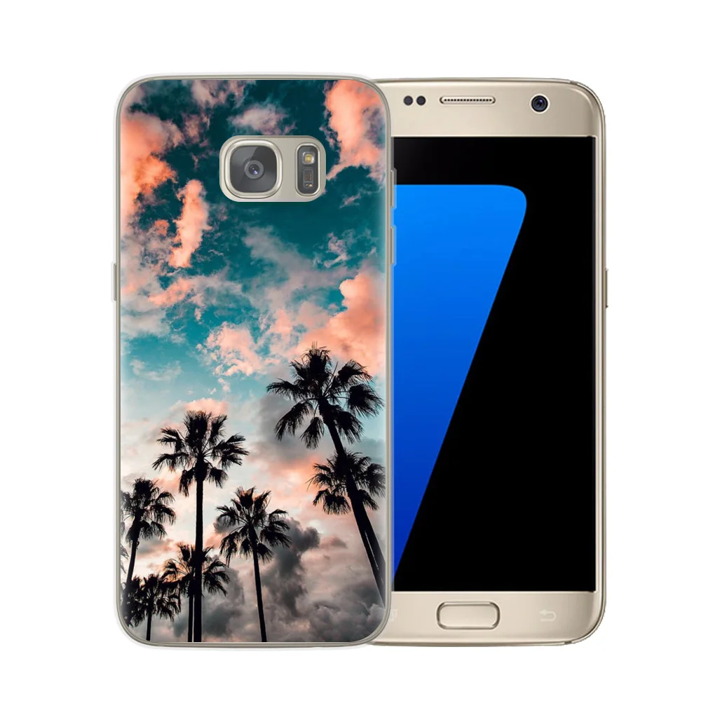 Мягкий силиконовый чехол для телефона RUIXKJ с летним пляжным рисунком Samsung Galaxy A5 2017