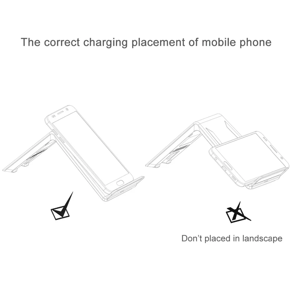 Беспроводное зарядное устройство Itian Qi Беспроводная зарядка для iPhone8 iPhone X Samsung