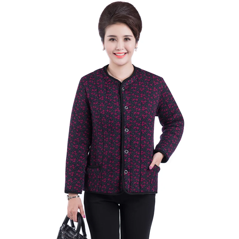 Зимняя куртка женское платье для матери среднего возраста зимняя утепленная