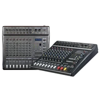 mixing console recorder 48 v phantom power monitor aux effect path 6 16 channel audio mixer usb 99 dsp effects pmx