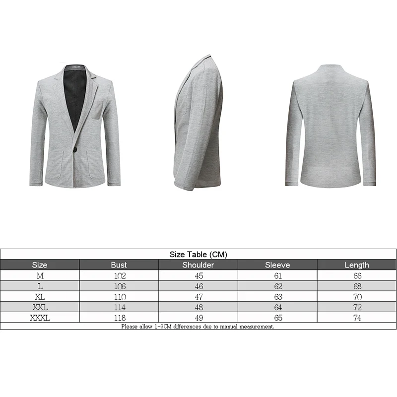 Новое поступление роскошный мужской брендовый блейзер с 1 пряжкой повседневный