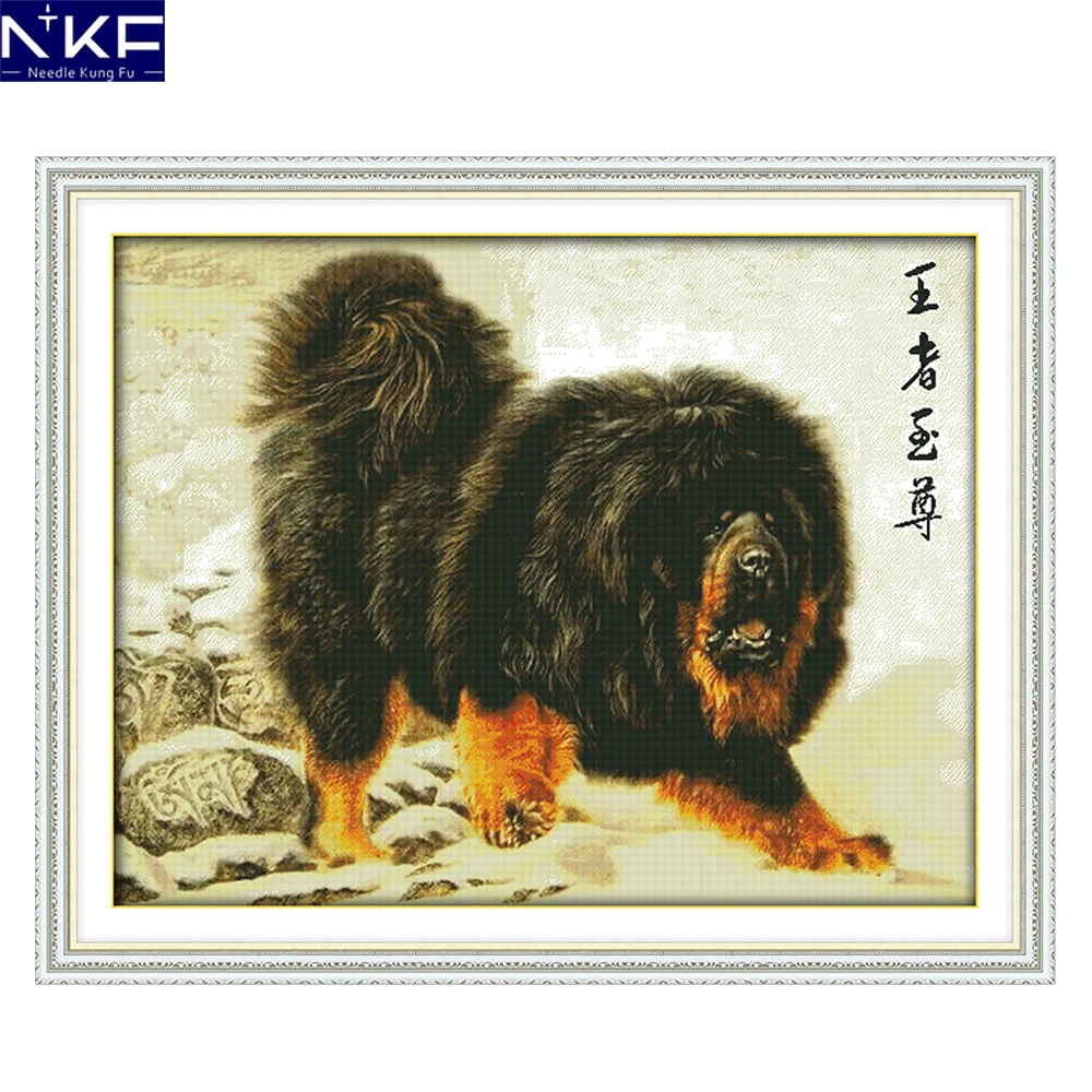 NKF King Power Cross Stitch Pattern Handmade Craft Painting Needlework Embroidery Kit Stitching Set for Home Decor | Дом и сад