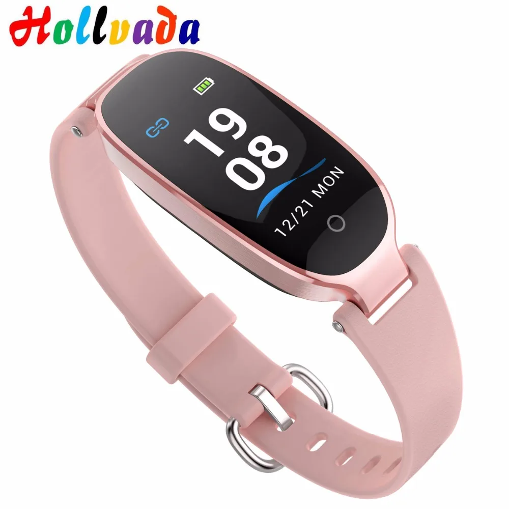 Роскошные женские часы из розового золота S3 plus умные браслеты водонепроницаемые