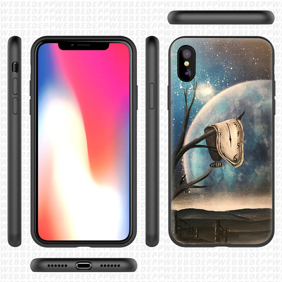 WEBBEDEPP Alvador Dali Мягкий силиконовый чехол для iPhone 11 Pro Xr Xs Max X или 10 8 7 6 6S Plus 5 5S SE Case |