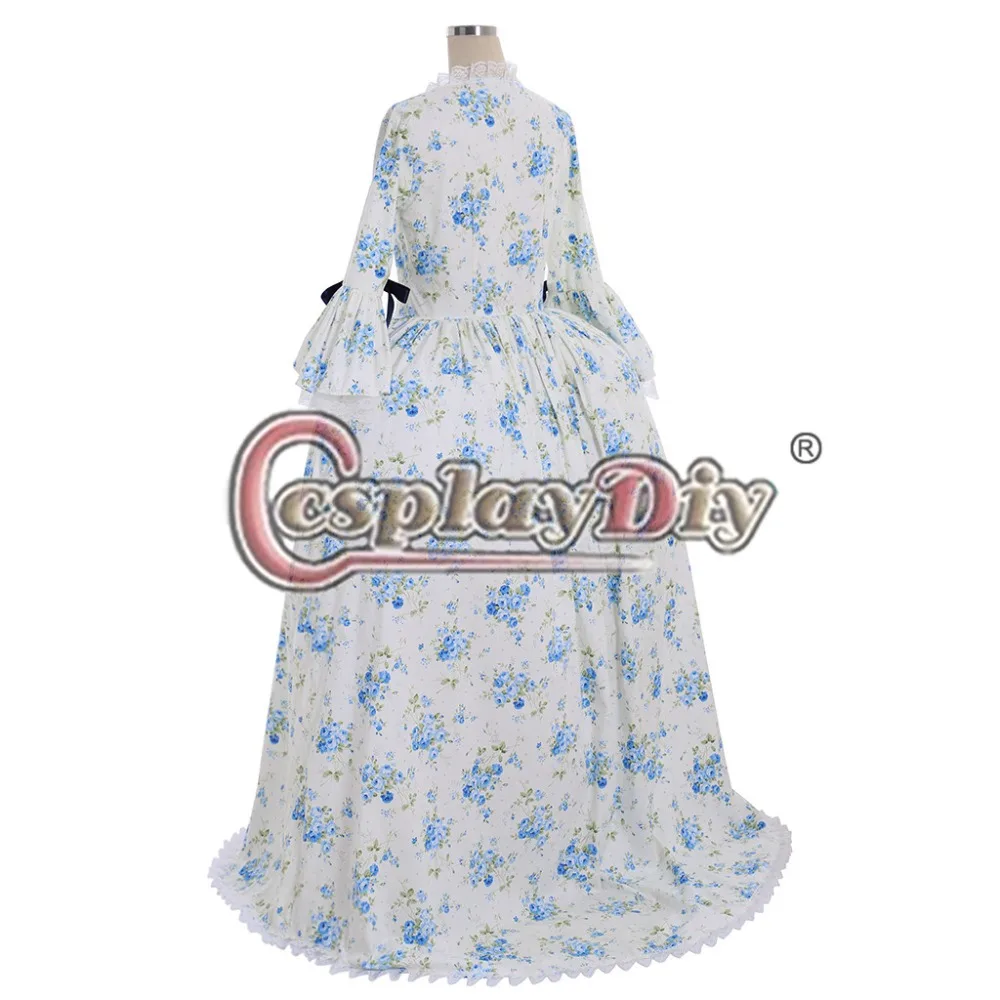 Cosplaydiy индивидуальный заказ Marie Antoinette барокко средневековое платье костюм эпохи Возрождения бальное платье Belle Rococo L320
