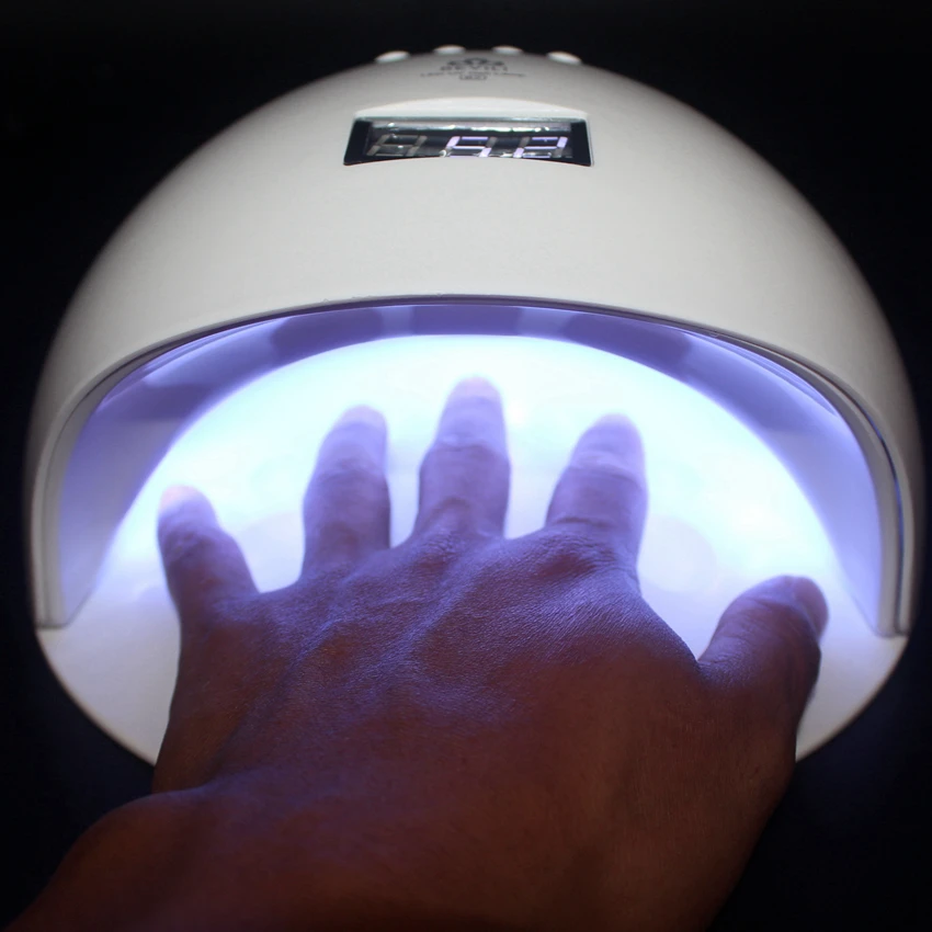 Машинка для стрижки 48 Вт Защита от солнца Светодиодный УФ лампа ногти гель лак