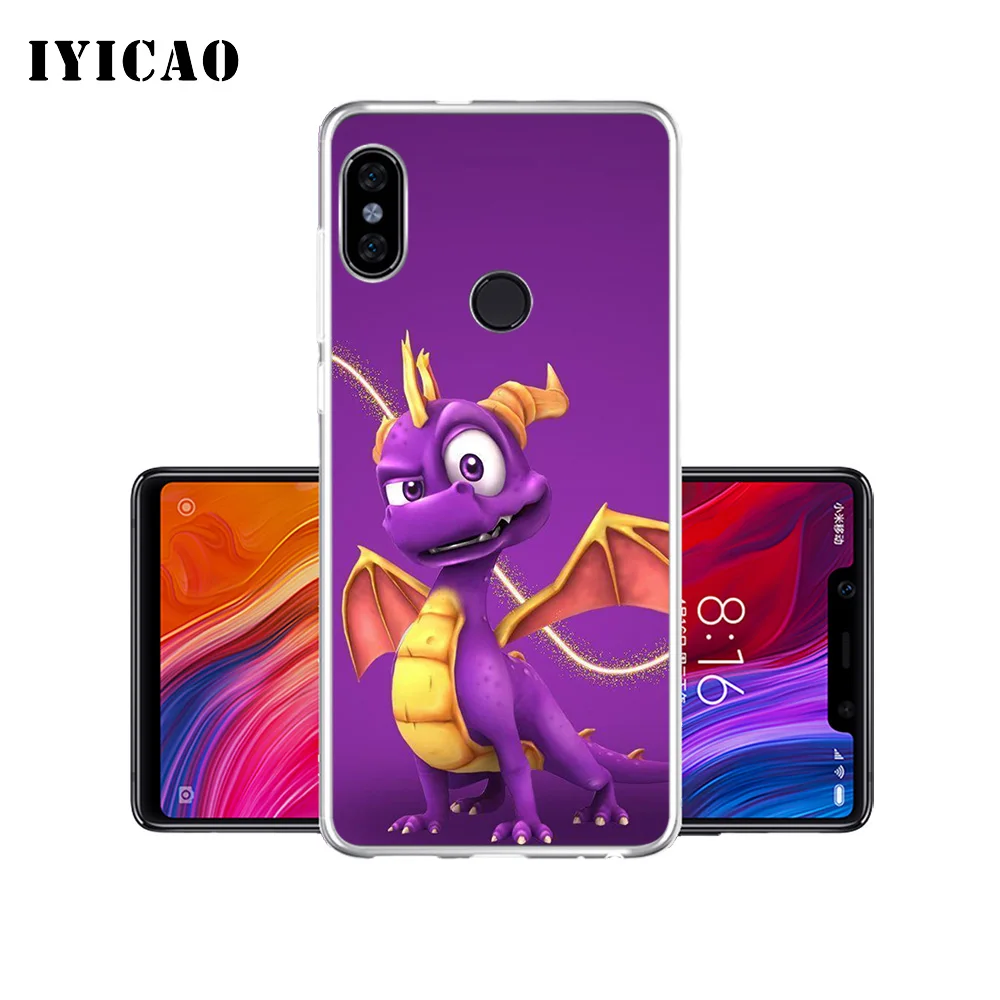 Мягкий силиконовый чехол IYICAO Spyro The Dragon для телефона Xiaomi Mi 9 8 SE 6 A1 A2 Lite F1 MIX2S MIX3 из