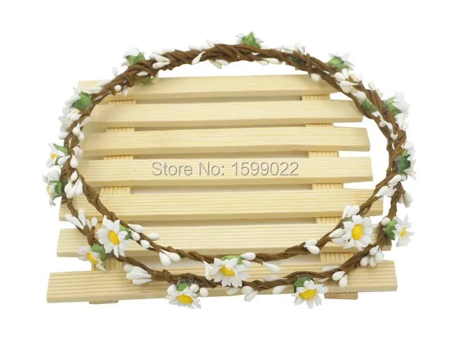 Свадебная Цветочная корона белая обруч для волос в лесу свадебная повязка на