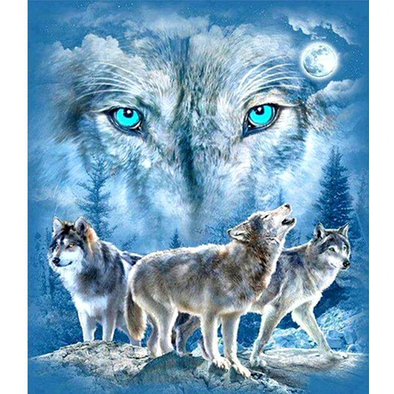 Алмазная 5D картина сделай сам с полными квадратными/круглыми стразами вышивка