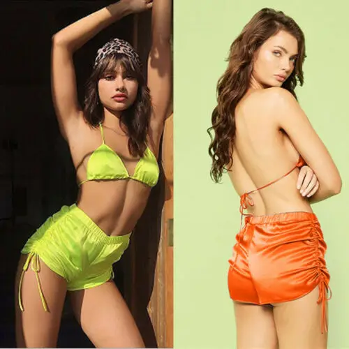 

Fashion Hot Sale Women‘s High-waist Lady Solid-color Slim Drawstring Bandage Shorts Lady Summer Sexy Cool Club Party Shorts S-L