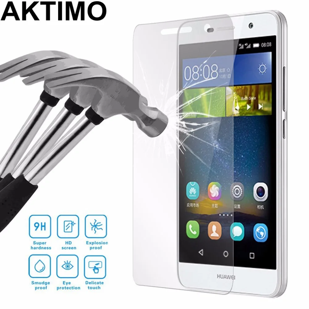 2 шт./лот 9 H закаленное Стекло для Huawei Y6 Pro Y6Pro TIT-AL00 TIT-U02 Экран протектор Защитная пленка для Huawei Y6Pro 5.0 дюйма