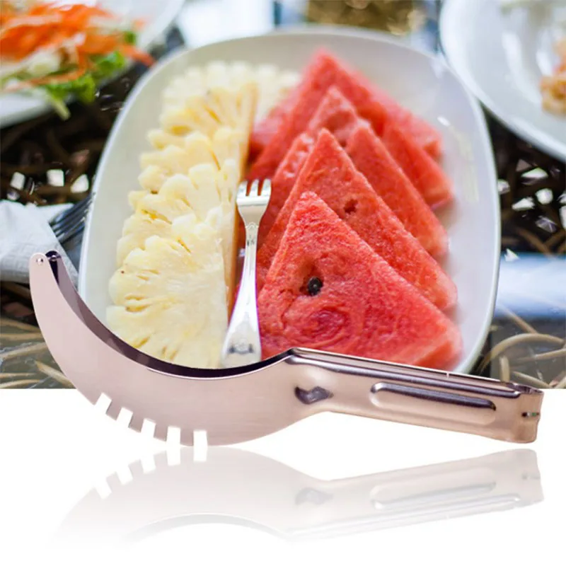 1 шт. нож для нарезки дыни Щипцы Ложка Corer фрукты дыня инструменты из нержавеющей