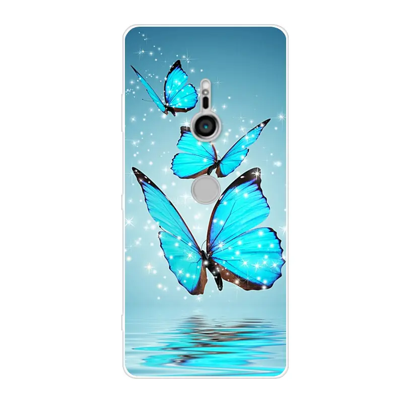 Чехол для Sony Xperia XZ3 чехол силиконовый мягкий из ТПУ H8416 PF42 H9436 XZ 3 накладка|Бамперы| |