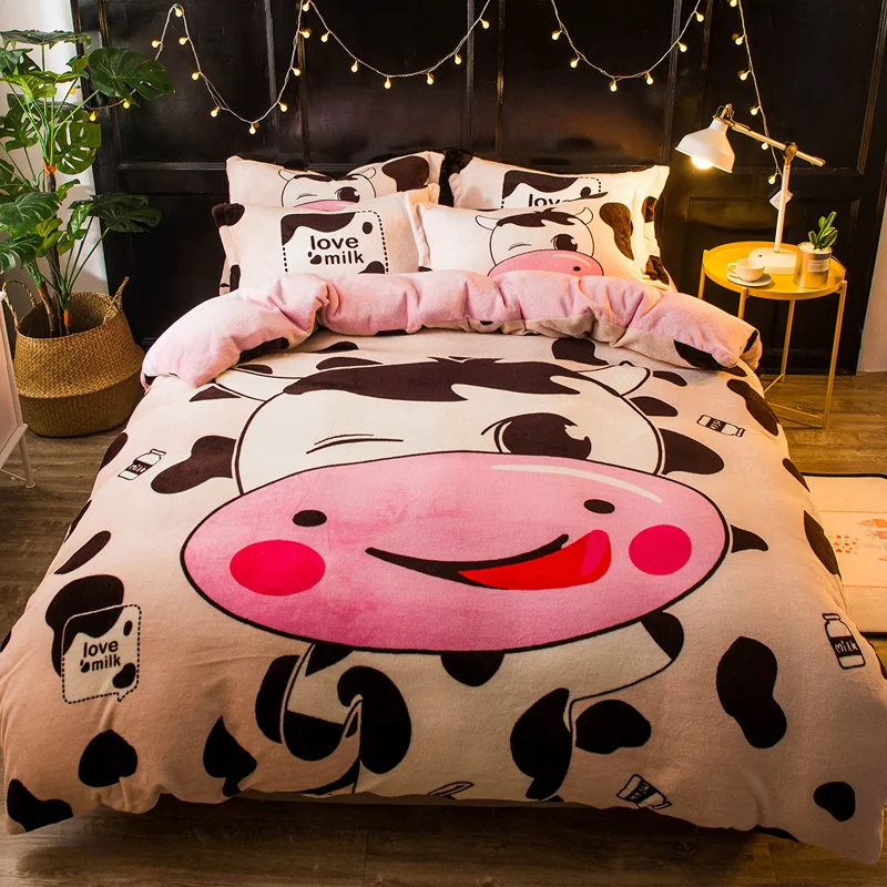 Фланелевый флисовый шерпа норковый кашемир 4 шт. комплекты постельного белья