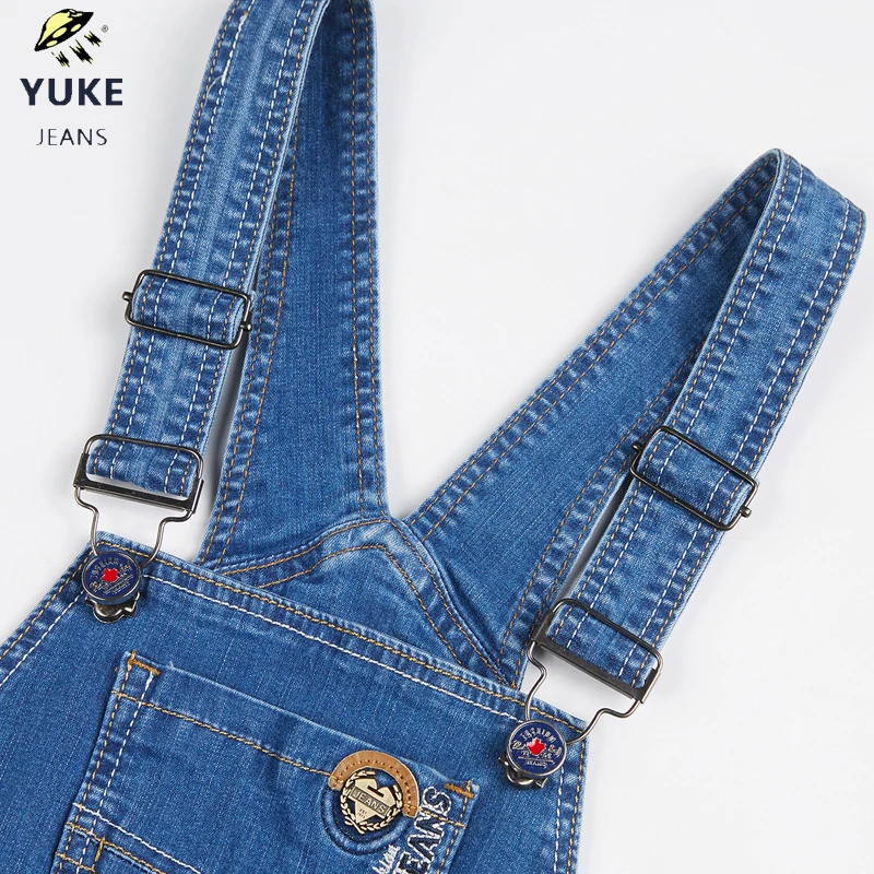 YUKE/весенне-летние туфли с ремешками для мальчиков джинсовые шорты на лямках