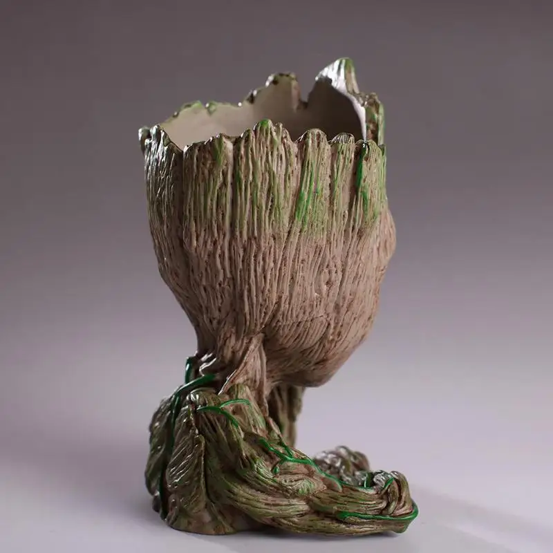 Цветочный горшок кашпо Грут экшн-фигурки дерево Милая модель игрушечная ручка