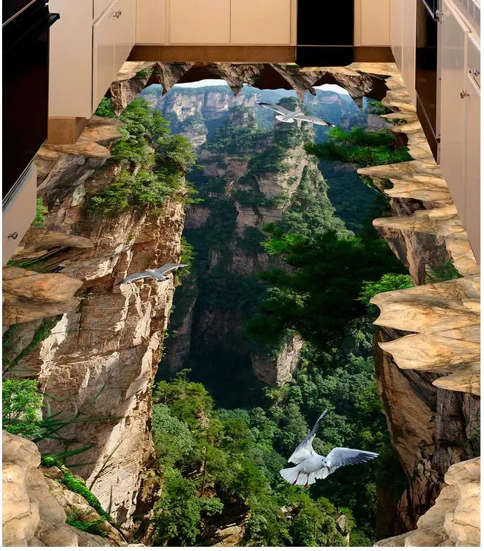 Пользовательский фото пол 3D настенная бумага современное искусство Gunsan