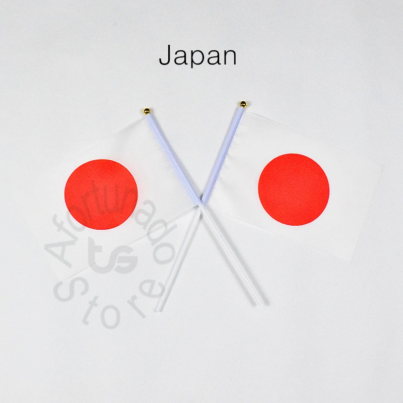 Япония 14*21 см (10 шт.) баннер флаг висит украшение для дома с изображением флага