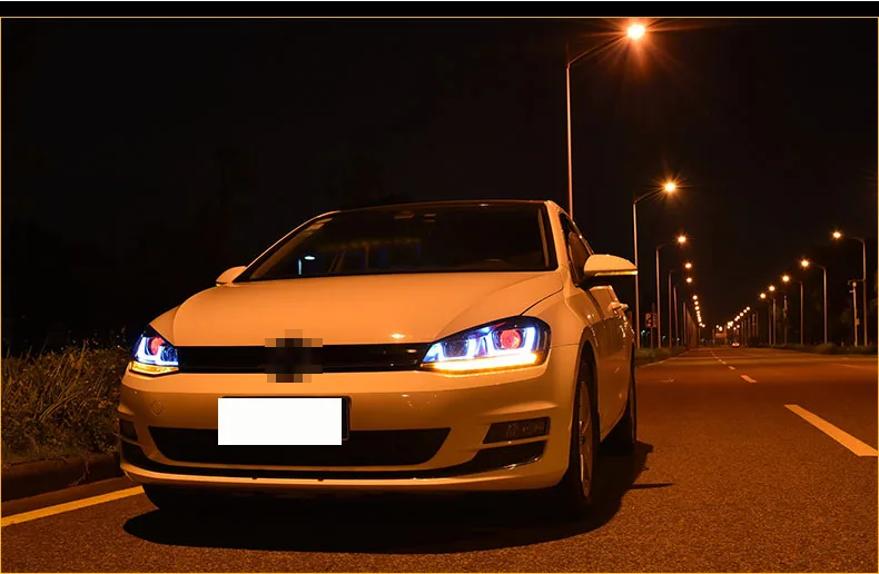 Для VOLKSWAGEN для гольфа 7 светодио дный сборки фар 2013- год