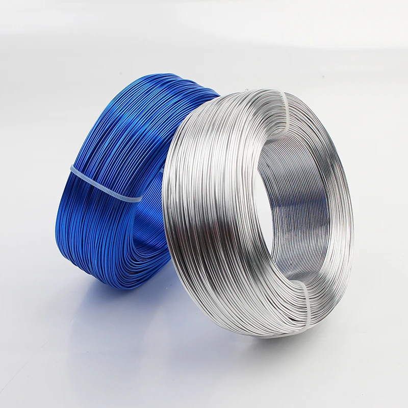 Цветной анодированный алюминиевый провод для ювелирных изделий мягкий 1/2 кг 1 мм