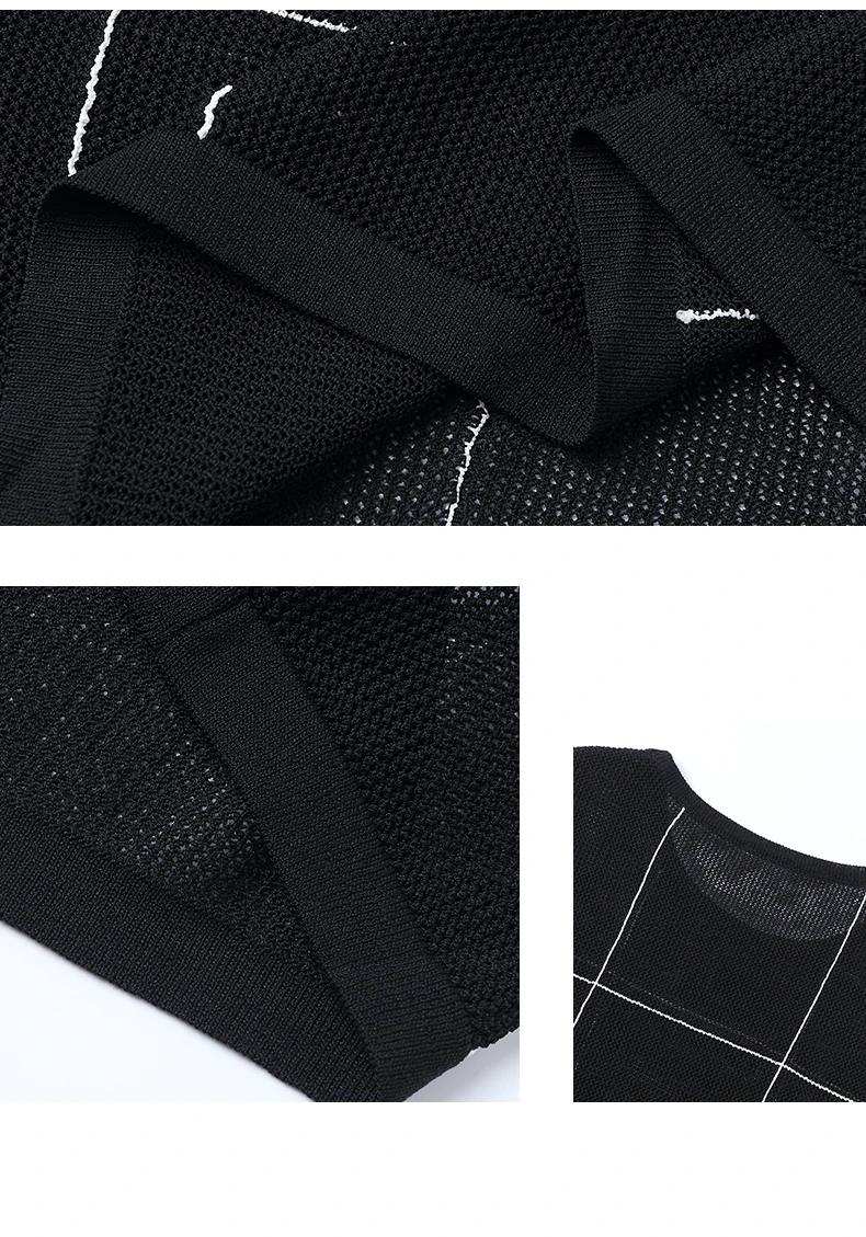3XL брендовая трикотажная футболка, топы, женская летняя футболка, Топы, новинка, простая свободная длинная футболка с круглым вырезом, модная длинная футболка в клетку, топы для женщин