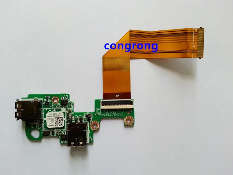 Плата ввода/вывода и гибкий кабель для Dell XPS 15 L502X USB 3 0 печатная плата GRWM0 0GRWM0 DAGM6CTB8D0