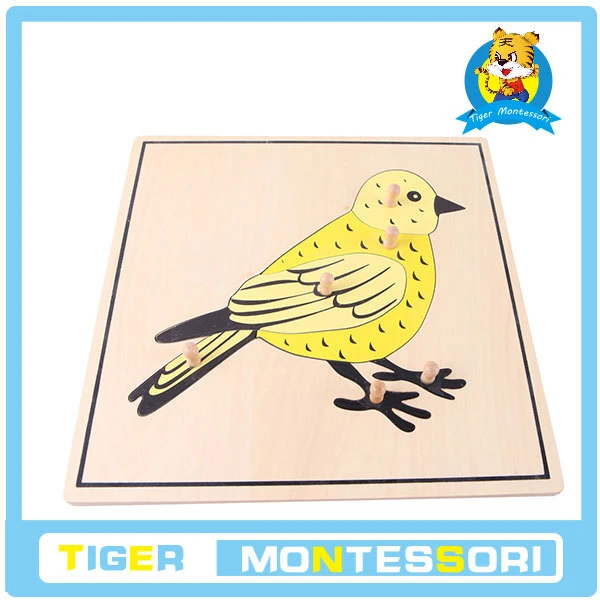 

wholesale professional montessori material wooden educational toy botany puzzle Turtle Puzzle