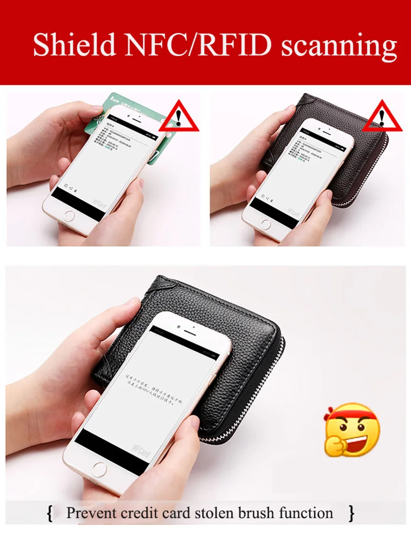 RFID мужской кошелек короткий кошелек с застежкой-молнией из натуральной кожи кошельки для мужчин кошелек для монет кошелек держатель кредитной карты черный кофе