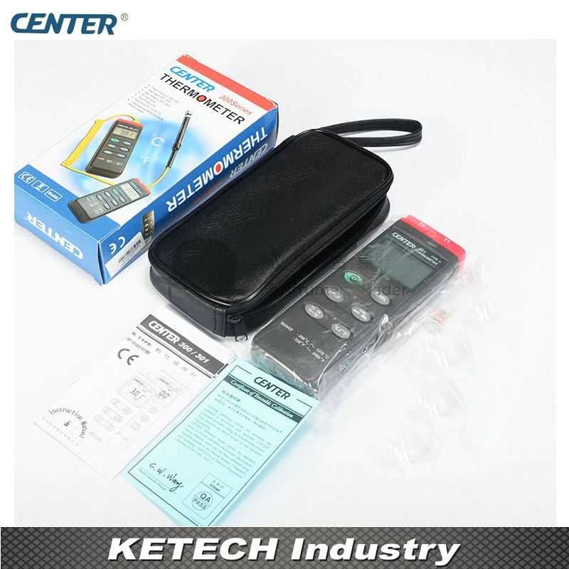 

Digital K/J Type Thermometer Hygrometer CENTER302
