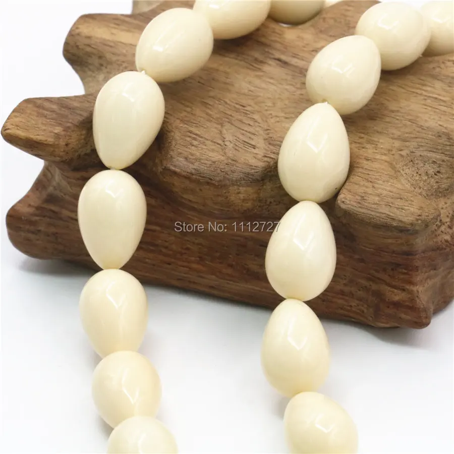 Accessory 9X13mm White&ampYellow Christmas Gifts For Women Girls Pearl Glass Loose DIY Beads Ornaments Jewelry Making Design | Украшения и