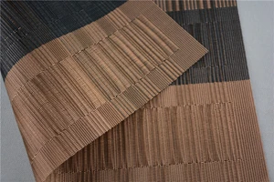 5 шт./партия, 45X30 см, Нескользящие салфетки, качественный ПВХ коврик для стола коврик для ужина, настольные коврики, модный стиль, столовый коврик, украшение стола - Цвет: coffee