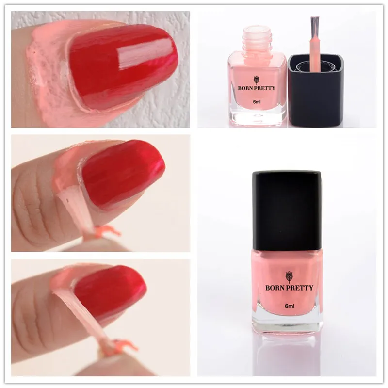 BORN PRETTY Nail Liquid Fruity Odor-free Peel Off Tape Cuticle Guard Nail Art Care Tool