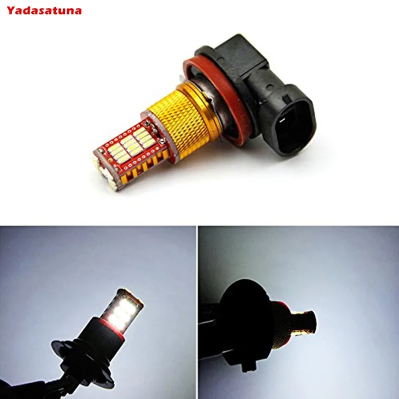 2 * суперяркие Canbus Error Free H11 светодиодный Белый 33 SMD замена лампы Противотуманные
